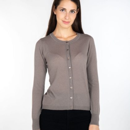 Cardigan Donna Coreana F16 Cashmere Seta