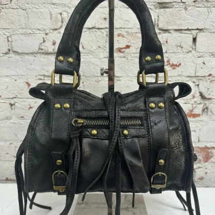 City bag piccola vera pelle